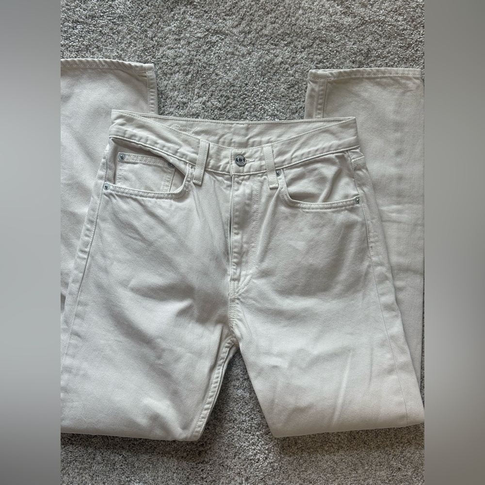 Brock Collection Cream Jeans